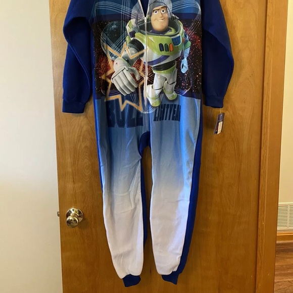 Disney Toy Story And Beyond Buzz Lightyear Pajamas Kids Size 12 Deadstock AME - Picture 2 of 10